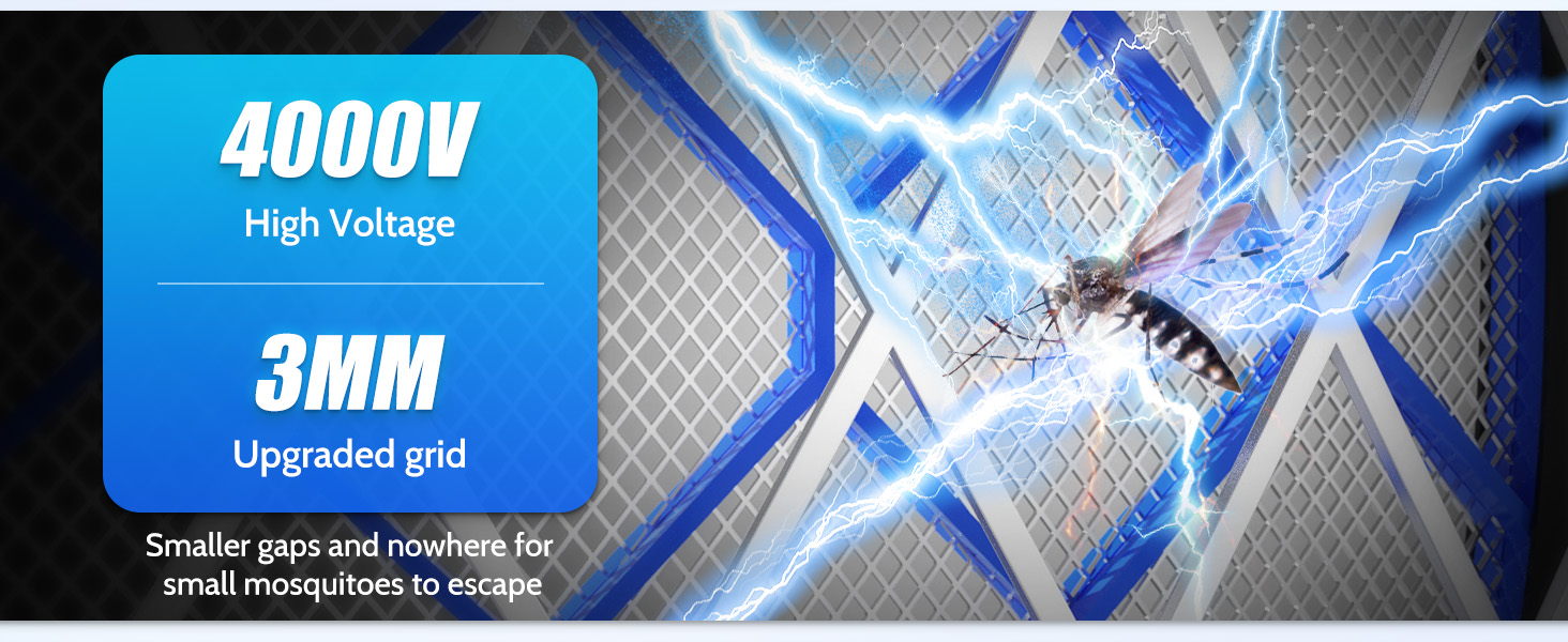 Electric Fly Swatter Bug Zapper Racket