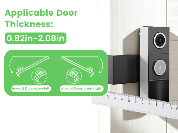 ring doorbell door mount