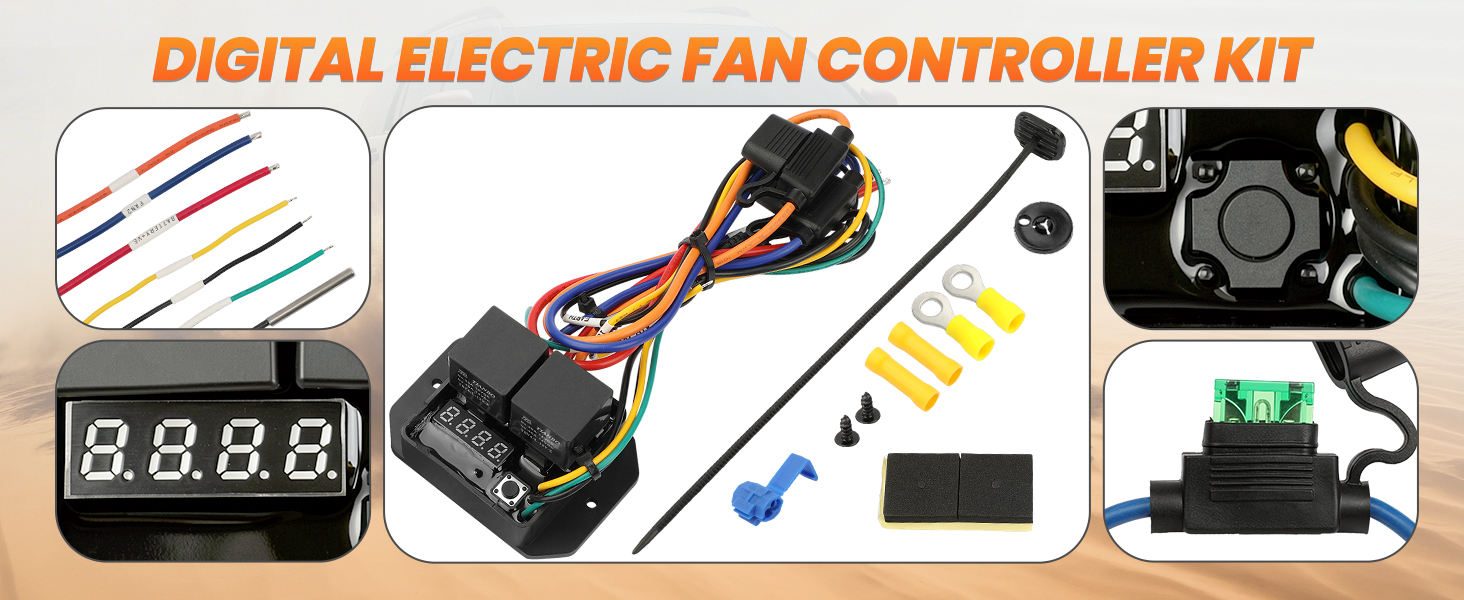 12V/24V Fans Controller Switch #0444