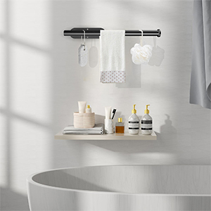 black paper towel holder wall mount