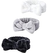 WSYUB Spa Headband, Makeup Headband, Fluffy Makeup Headbands, Slumber Party Supplies, Facial Head...
