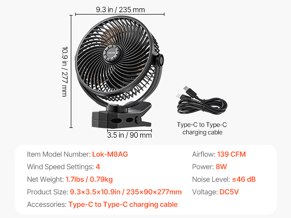 clip on fans