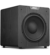 Elimavi 12" Powered Subwoofer Home Audio - 400W Deep Bass for Home Theater - Copper Driver, MDF E...