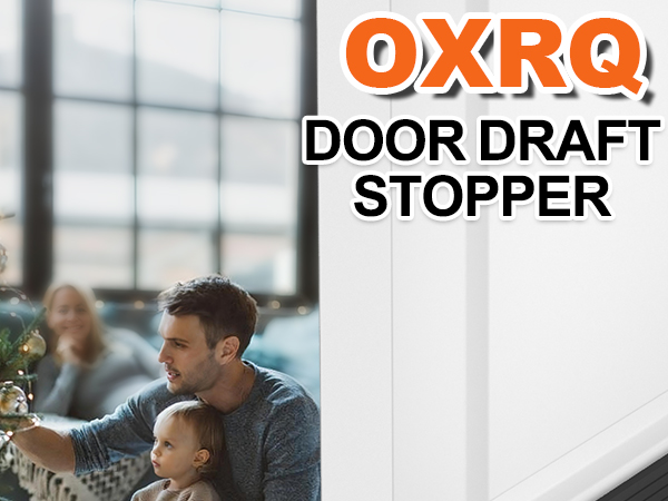 OXRQ Door Draft Stopper for Bottom of Door Door Sweep for Exterior Interior Doors