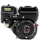 212CC Engine, 7.5 HP 4 Stroke Go Kart Engine Pull Start Engine Motor Horizontal Shaft Single Cyli...