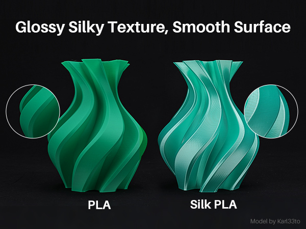 glossy silky texture, smooth surface
