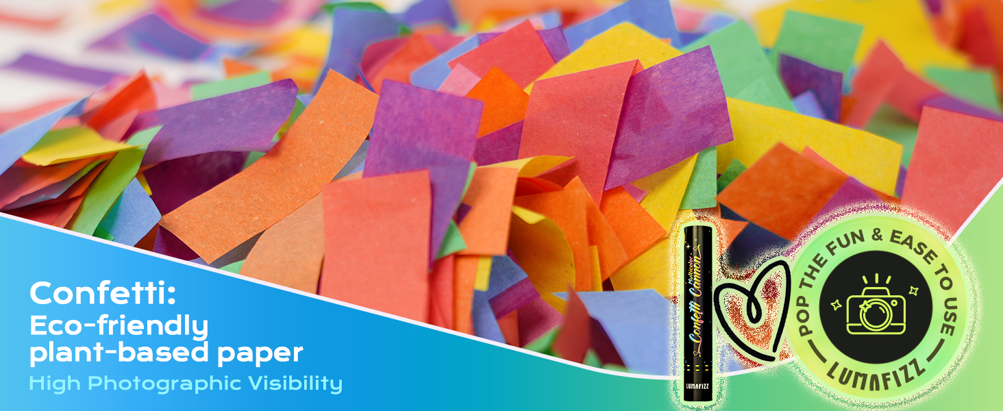 biodegradable confetti popper,party poppers,biodegradable confetti cannons