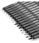 YISAN Black Drawing Art Markers,Micro Fineliner Manga Pens,Calligraphy Pens for Sketching Technic...