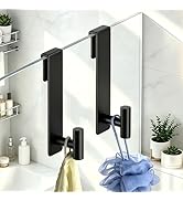 VINHOLD Shower Door Hooks, Heavy Duty Rack Hooks for Robe, Stainless Steel Towel Hooks for Bathro...
