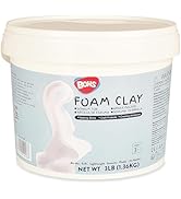 BOHS Foam Clay Pro - 3 lbs Bucket, Air Dry, No Cracks, No Stains - Modeling Clay for Adult Arts &...