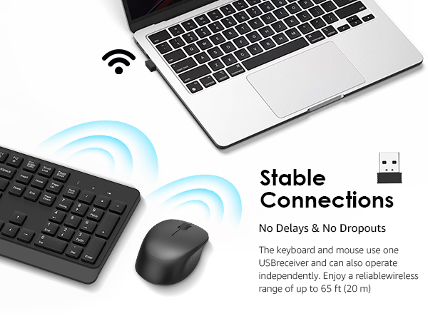 compact keyboard and mouse wireless