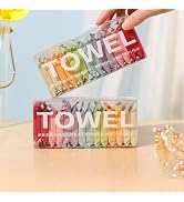 Travel Pack Compressed Towel Tablets - Compressed Facial Camping Towel - Pure Cotton Travel Outfi...