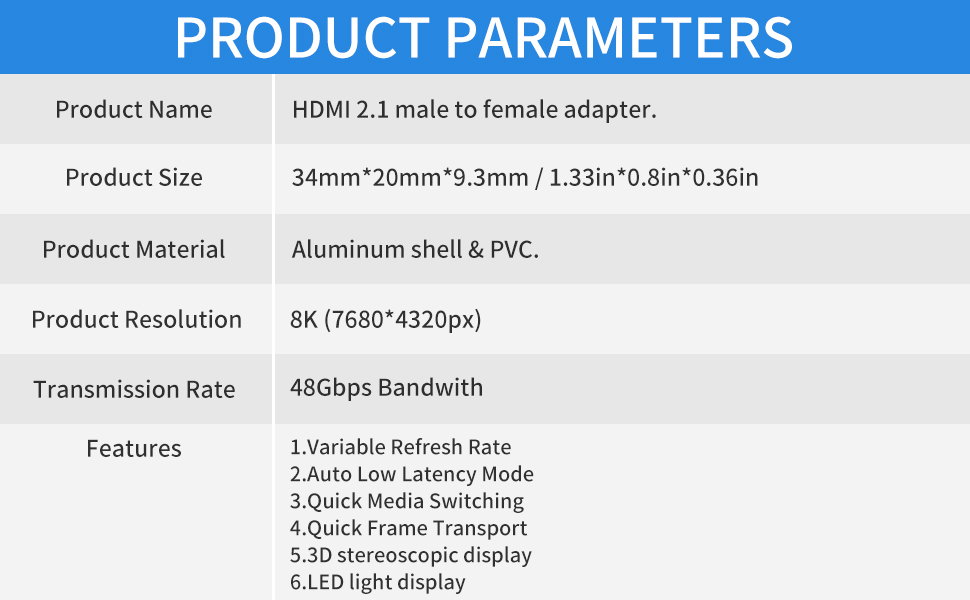 8k HDMI adapter