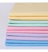KEPYDRMTF 10 Pieces 18 x 21 Inches Cotton Fabric Precut Quilting Fabric Bundles Solid Colors Laye...