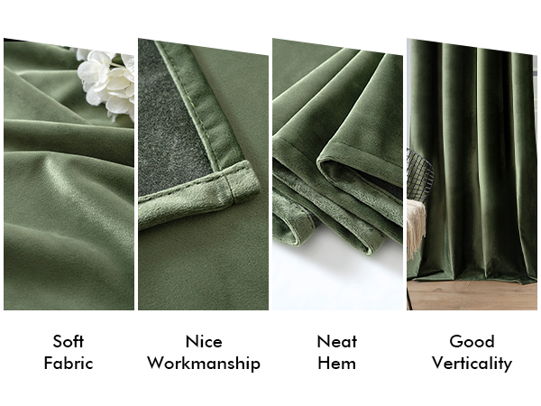 velvet curtains
