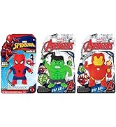 Marvel Avengers Giant Punch Ball Bop Ball (3 Packs Assorted) Hulk, Iron Man & Spiderman Fidget To...