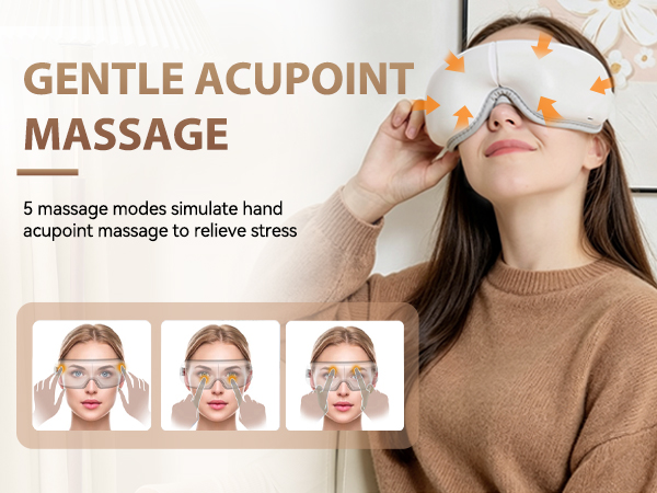 eye massager with heat