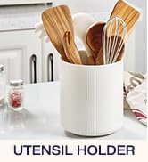 Getstar Utensil Holder, Large Kitchen Utensil Holder for Kitchen Counter (H7.2” x W6.2”), Ceramic...