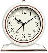 Noubnea Loud Battery Operated Alarm Clock for Heavy Sleepers Adults– 4.5" Plastic Frame Analog De...
