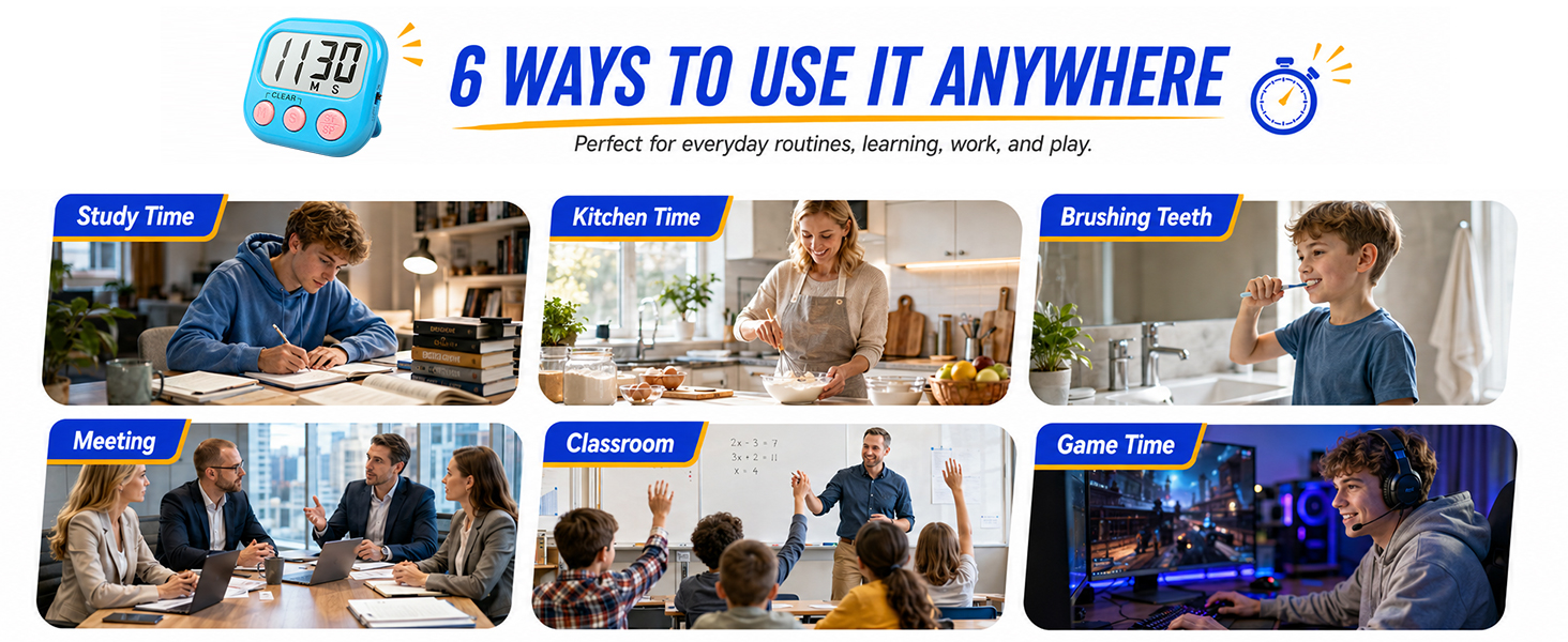 Digital Classroom Timers for Kids