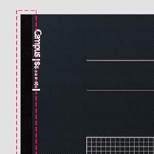 KOKUYO Campus Notebook, Business Type, Grid 5mm Ruled, Semi-B5, 40 Sheets, Black Cover (NO-4S5-D)