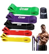 OZFIT Pull Up Bands, Resistance Bands, Pull Up Assistance Bands Set for Men & Women, Exercise Wor...