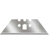 ALLWAY RKB5 3-Notch Carbon Steel Utility Knife Blades, Sharp Point, 5 Pack