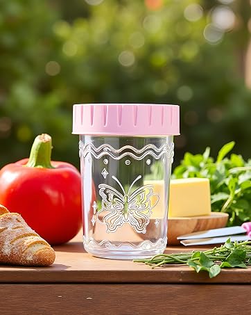 R.repad yay 4-Pack 20oz Glass Jars with Lids 4-Pack 20oz Glass Jars with Lids