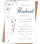gerdiny Father's Day Cards for Husband, Fathers Day Card Gifts for Husband from Wife, Father's Da...