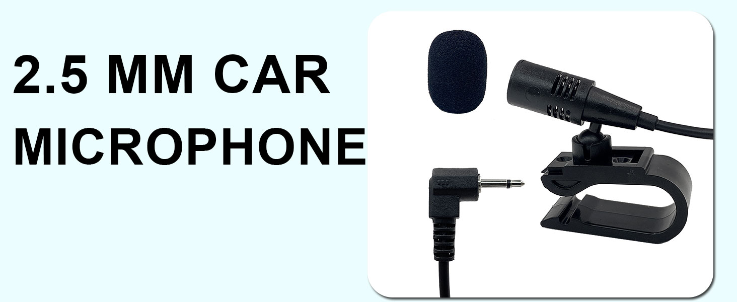 2.5mm External Car Microphone for Pioneer