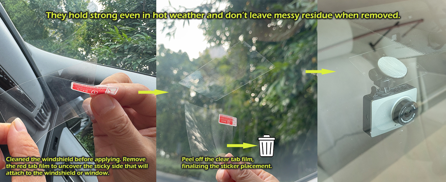 Windshield Sticker Applicator Electrostatic Film for Easy Application