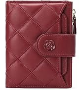 RNIEGA Small Wallets for Women Leather Bifold Wallet Women RFID Blocking Purse Credit Card Holder...