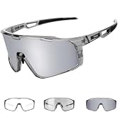 Ukoly Baseball/Running Sunglasses Cycling Glasses For Men Women,Sport Sunglasses HD Lens UV400 Pr...