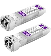 XZSNET 10GBASE-SR SFP+ Transceiver, 10G SFP+ to LC Multimode Fiber Module Compatible with Cisco S...