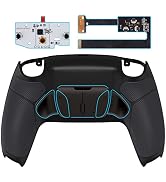 eXtremeRate Black Real Metal Buttons (RMB) Version RISE4 Remap Kit for PS5 Controller BDM-010 020...