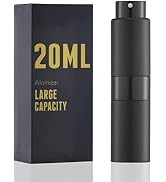 owlyee 20ML Perfume Atomizer, Travel Cologne Spray Bottle, Mini Empty Sprayer Dispenser (Black, 1...