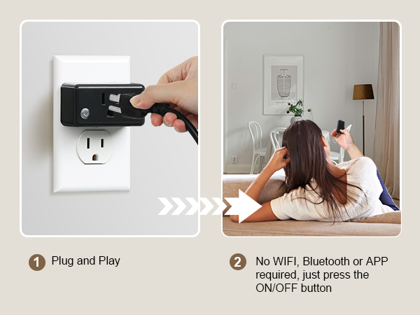 outlet remote control wireless