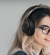 1Mii Y8 Hybrid Active Noise Cancelling Headphones, LDAC Hi-Res Wireless Audio, 75H Playtime, Comf...