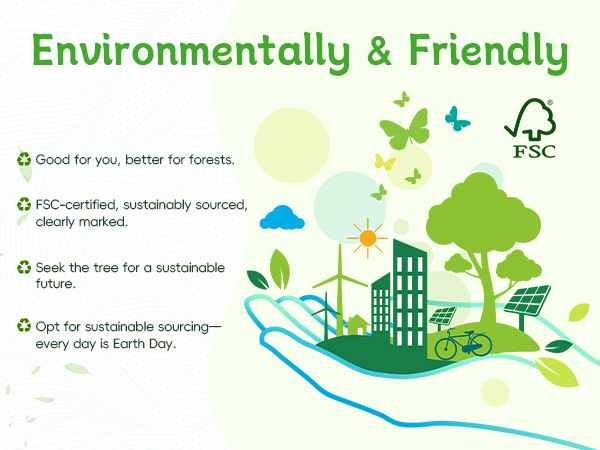 eco-friendly bag is made from environmentally friendly materials compliant with FSC certification