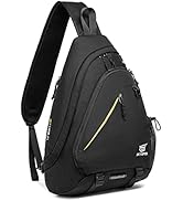 SKYSPER Sling Laptop Bag (Up to 13 Inch) - 18L Crossbody Sling Backpack Travel Shoulder Bag Hikin...