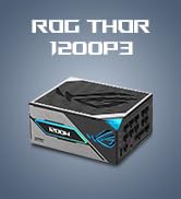 ASUS ROG Thor 1200W Platinum III PSU (80 Plus Platinum Certified, ATX 3.1, GaN MOSFET, GPU-First ...