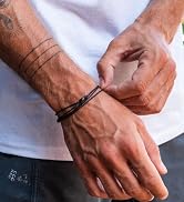 Made by Nami Nautical Rope Bracelet for Men Waterproof & Adjustable Wrap String Bracelets with Sn...