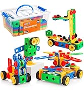 Play22 100Pc Building Blocks for Toddlers Stem Toys - Building Construction Toys for Boys and Gir...