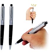 WLngtv 2 Pieces Shock Pen Prank, Silver, Interesting Surprising Prank Items, Lightweight Shocking...
