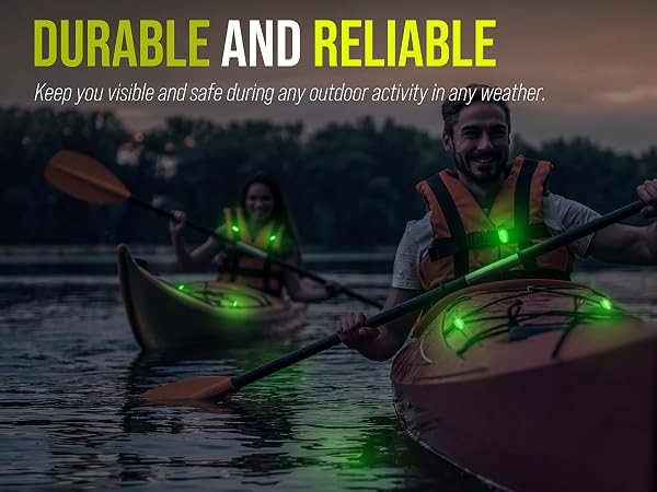 safety lights for walkers runners at night dark dog walk stroller wheelchair kayak running road