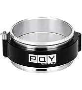 PQY 4 Inch Aluminum Quick Release V Band Clamp with Flange Intercooler Pipe Clamp Throttle Union ...