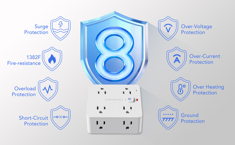 This is a demonstration of the eight major safety protections of our products!
