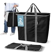 CleverMade Collapsible Laundry Caddy – Foldable Laundry Hamper & Tote, XXL 64L Pop-Up Laundry Bas...
