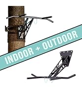 PULLUP & DIP Portable Pull Up Dip Bar, Mobile for Wall Mount and Tree/Post, Indoor & Outdoor Pull...