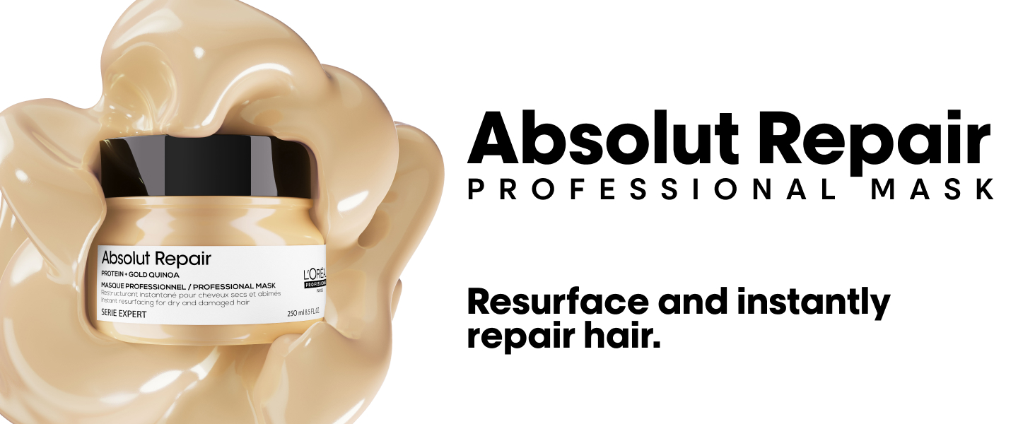 Absolut Repair to repair hair and provide shine